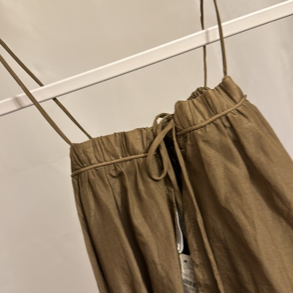 BIRD & KNOLL olive mini dress - Picture 3 of 4